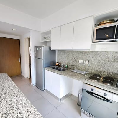 Long-Term 2-Room Apartment with Pool and Security in Buenos Aires, Argentina, Palermo