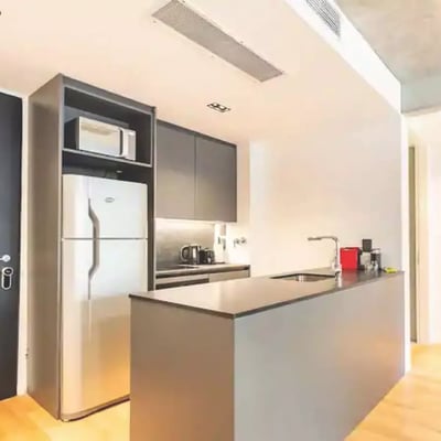 Long-Term 2-Room Furnished Apartment with Pool in Buenos Aires, Argentina, Palermo
