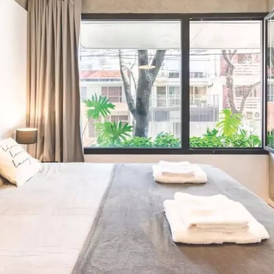 Long-Term 2-Room Furnished Apartment with Pool in Buenos Aires, Argentina, Palermo