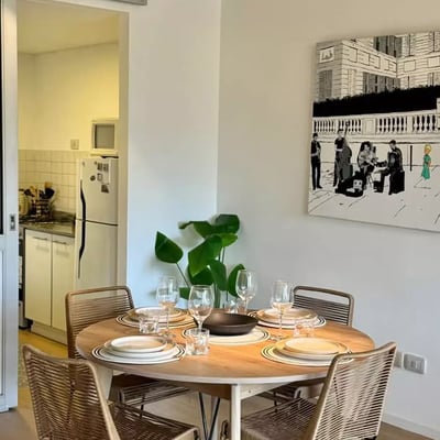 Langzeitmiete – 3-Zimmer-Wohnung mit Balkon und Pool in Buenos Aires, Argentinien, Palermo
