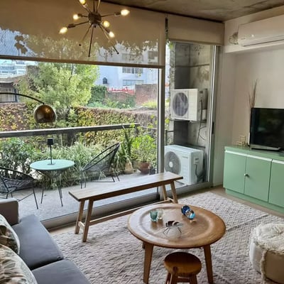 Langzeitmiete – 3-Zimmer-Wohnung mit Balkon und Pool in Buenos Aires, Argentinien, Palermo