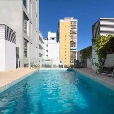 Long-term rental of a 60m² three-room apartment in Palermo, Buenos Aires – washing machine included!