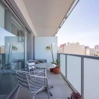 Long-term rental of a 60m² three-room apartment in Palermo, Buenos Aires – washing machine included!
