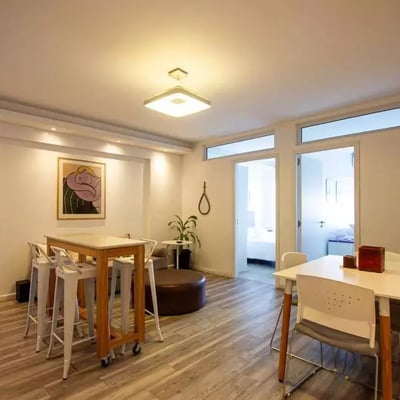 Long-term rental of a 60m² three-room apartment in Palermo, Buenos Aires – washing machine included!