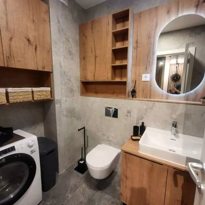 Alquiler a largo plazo de un nuevo apartamento de dos habitaciones en un complejo residencial de lujo, Nuevo Belgrado