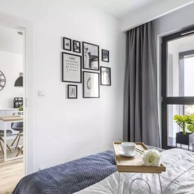 Long-term rental, Warsaw, Wolska St., Wola district: 2-room apartment with a balcony