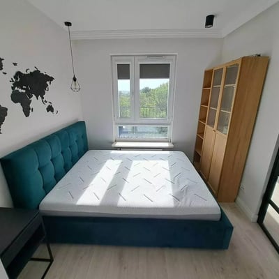 Alquiler a largo plazo, Varsovia, Białołęka: apartamento de 2 habitaciones, 45 m²