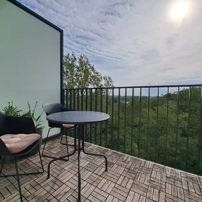 Alquiler a largo plazo, Varsovia, Białołęka: apartamento de 2 habitaciones, 45 m²