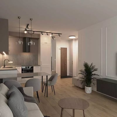 Долгосрочная аренда — 2-комнатная квартира 44 м² в Варшаве, Praga-Południe