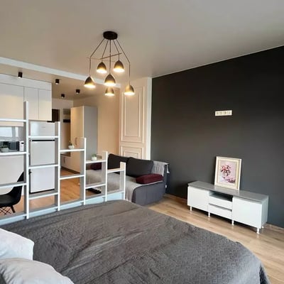 Spacious Studio for Long-Term Rent with Stadium View in Batumi