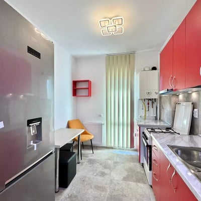 Long-term rental: one-bedroom apartment with balcony, 1st floor, Dudu, Bucharest