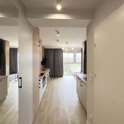 Alquiler a largo plazo de apartamento de 1 habitación en Breslavia, calle Partynicka 5