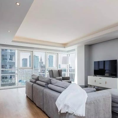Long-term rental of a 3-rooms apartment 93 m2 in Warsaw, Wola district