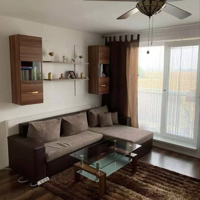 Long-term rental 1-room apartment (28 m² + 4 m² balcony) in Rača, Bratislava, Slovakia