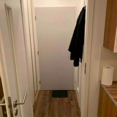 Long-term rental 1-room apartment (28 m² + 4 m² balcony) in Rača, Bratislava, Slovakia