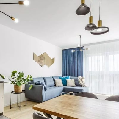 Long-term rental 2-room apartment in Mokotów, Warsaw, Poland