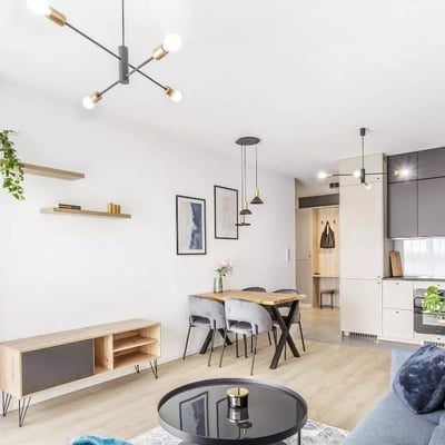 Long-term rental 2-room apartment in Mokotów, Warsaw, Poland