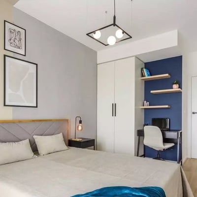 Long-term rental 2-room apartment in Mokotów, Warsaw, Poland