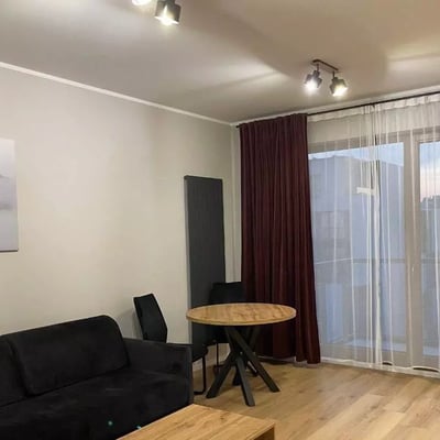 Long-term rental 2-room brand-new apartment in a gated community, Wilanów, Warsaw