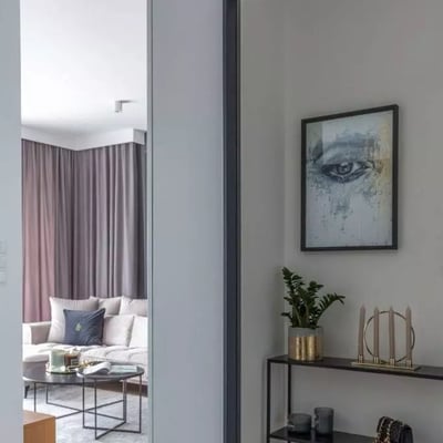 Long-term rental 2-room brand-new apartment in a gated community, Wilanów, Warsaw