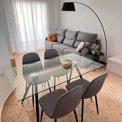 Long-term rental apartment with sea view in Torrevieja (Alicante), 2 bedrooms just 100m from the beach