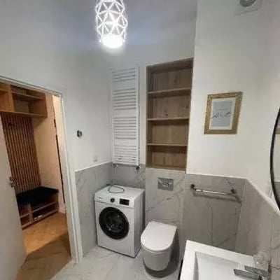 Long-term rental new 2-room apartment with AC and balcony on Nyska, Wrocław