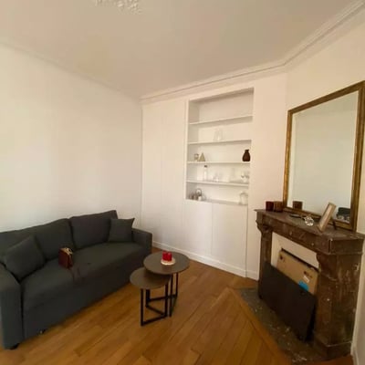 Долгосрочная аренда 2-комнатной квартиры 33м² в 17 округе Парижа