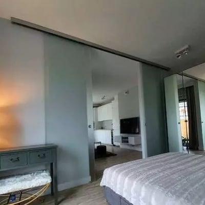 Long-term rental modern 2-room apartment with terrace and parking, Warsaw