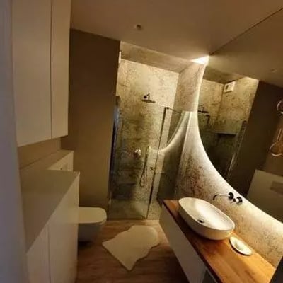 Long-term rental modern 2-room apartment with terrace and parking, Warsaw