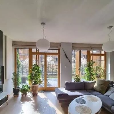 Long-term rental — 4-room apartment with terrace in Mokotów, Warsaw