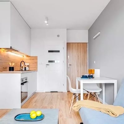Alquiler a largo plazo estudio acogedor en Gaj, Breslavia (se aceptan mascotas)