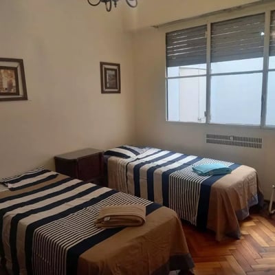 Long-term rental 3-room apartment with 2 patios in downtown Buenos Aires