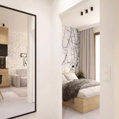 Long-term rent 2-room apartment with a balcony in Wola, Warsaw
