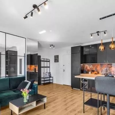 Long-term rent 2-room apartment with a balcony in Mokotów, Warsaw