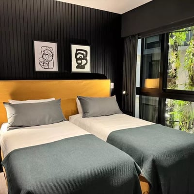 Long-term rent spacious studio in a premium residential complex with pool in Colegiales, Buenos Aires