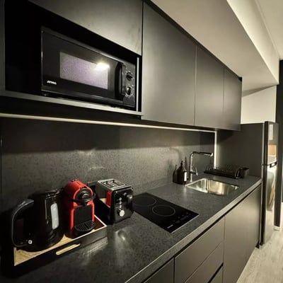 Long-term rent spacious studio in a premium residential complex with pool in Colegiales, Buenos Aires