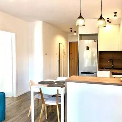 Long-term rental of a 2-room apartment 44 m² close to the city center, Wroclaw