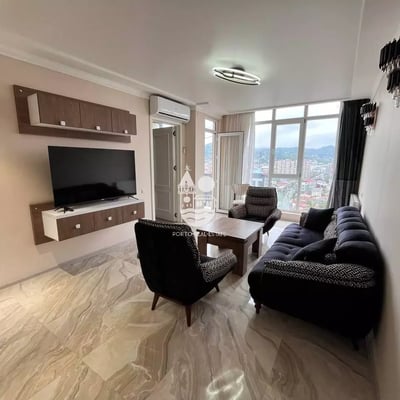 Long-term rental 1-bedroom apartment with new renovation in Batumi, Georgia