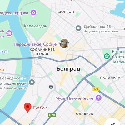 Долгосрочная аренда новой двухкомнатной квартиры в ЖК премиум класса BW Sole, Белград, Сербия