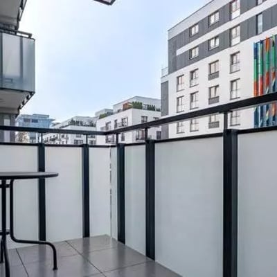 Long-term rental cozy 2-room apartment with balcony in Mokotów district, Warsaw, Poland