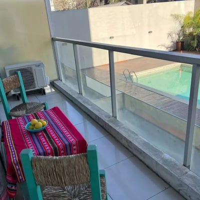 Alquiler a largo plazo en Buenos Aires: departamento de 2 ambientes 45m² en Palermo con pileta y gimnasio