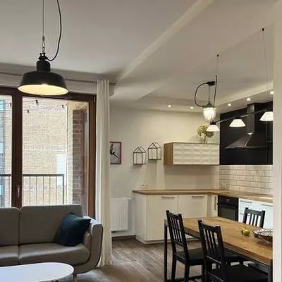 Long-term rental in Kraków modern 2-room apartment, 49 m², with balcony, Dębniki district