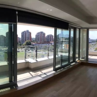 Long-term rental in Belgrade — bright 126 m² penthouse with 2 bedrooms and terrace in premium A Block, New Belgrade