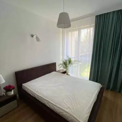 Long-term rental of a modern 50 m² 2-room apartment with a terrace in Zawady, Wilanów, Warsaw