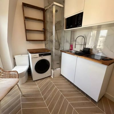 Long-term rental 9 m² studio in the 16th arrondissement of Paris
