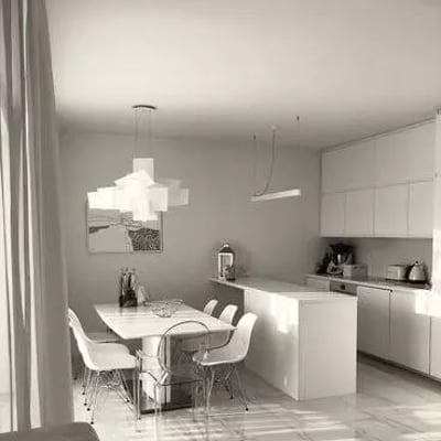 Langzeitmiete einer 2-Zimmer-Wohnung (62 m²) mit Balkon in Mokotów, Warschau, Polen