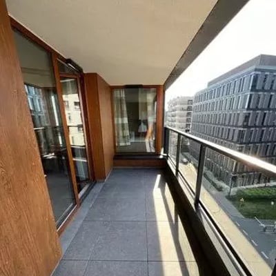 Long-term rental 69 m² apartment with wardrobe and balcony in Mokotów, Warsaw, Poland