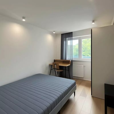 Location à long terme d’un appartement 2 pièces de 41 m² avec balcon, à Żoliborz, Varsovie, Pologne