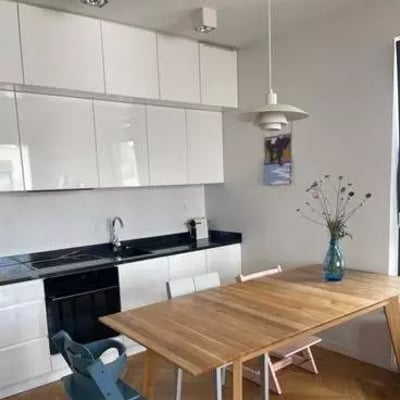 Long-term rental of a 54 m² 3-room apartment on Konstruktorska Street, Warsaw, Poland, with a balcony and parking
