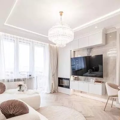 Long-term rental 2-room apartment 45 m² with balcony, Puławska St., Mokotów, Warsaw, Poland